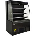 Koelvitrine 1.0 | Wandkoeling | Nachtgordijn | Zwart | CombiSteel 7080.0005