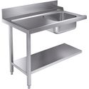 CombiSteel AANVOERTAFEL BODEM 1200 LINKS - 7106.1005