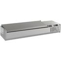 Opzetvitrine | RVS Deksel | 10x 1/4 GN | RVS | Combisteel | 7450.0029