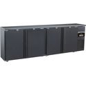 Barcooler | Zwart | 4 Deuren | Zwart | Combisteel | 7450.0325