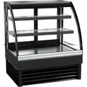 Koelvitrine B=0.9m | Schuifdeuren | Ronde voorruit | Combisteel 7450.0800