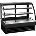 Koelvitrine B=1.2m | Schuifdeuren | Ronde voorruit | Combisteel 7450.0805