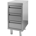 Werktafel met Laden | 60cm breed | RVS | Combisteel | 7452.0505