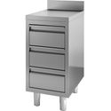 Werktafel met Laden | Opstand | 40cm | RVS | Combisteel | 7452.0510