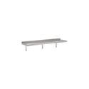 RVS Wandschap met console | 200 x 40cm | Combisteel | 7455.0697