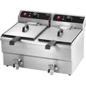 Elektrische Tafelfriteuse 2X10 L | Combisteel | 7455.1007