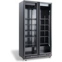 Combisteel 7455.1918 KOELKAST 2 GLASDEUREN ZW