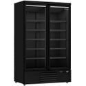 2 deurs Display koelkast | glasdeuren | zwart | Combisteel | 7455.2230