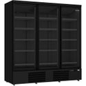 Display koelkast | 3 glasdeuren | 1530 L | ZWART | Combisteel | 7455.2235