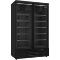 Display vrieskast | 2 Glasdeuren | 1000 L | zwart | Combisteel | 7455.2245