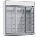Display koelkast | 1530 L | 3 Glasdeuren | wit | Lichtbak | Combisteel | 7455.2410