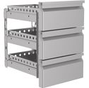 Ladenset | 3 lades (1/3) | Pro Line | Soft closing | Combisteel 7489.0523