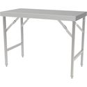 Inklapbare Werktafel | 180cm breed | RVS | Combisteel | 7490.0015