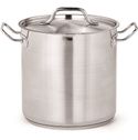 Kookpan Hg Rvs + Deksel | 24cm | 10L | Combisteel | 7501.0010