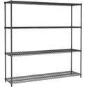 STELLING 4 LEVELS 1800 ZWART DEMONTABEL - Combisteel 7530.0040