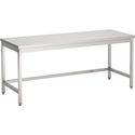 Werktafel | open onderstel | 130cm | RVS | Combisteel | 7812.0157