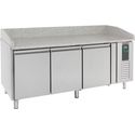 Pizzawerkbank | 3 Deuren | RVS | Combisteel | 7950.0044