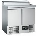 2 deurs saladette | Deksel, 5x 1/6 GN | Ecofrost | 7950.5058