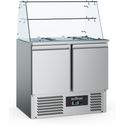 Saladette | Glasopstand | 2-deurs | Ecofrost | 7950.5105