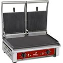 Diamond Contact-grill DUBBEL, geëmailleerde platen | CONTACTDG2/SN