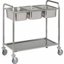 Diamond Serveerwagen in R.V.S., 3x GN 1/1 + 1 niveau | CP2/311