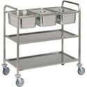 Diamond Serveerwagen in R.V.S., 3x GN 1/1 + 2 niveau's | CP3/311