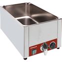Elektrische Bain-Marie Tafelmodel GN 1/1 - 150 mm + Kraan, Diamond BMZR/XS