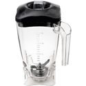 Diamond Vierkante Lexan beker 2 liters met deksel en mes (2 bladen) | BAB-LXQ