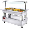 Bain Marie Warm Buffet 4X1/1H150 Wit Hout | Diamond | BBM/4N-A1