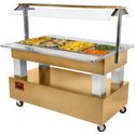 Warm Buffet B-Marie 4X1/1-150 Licht Eiken Ht | Diamond | BBM/4N-D1