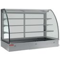 Diamond Topelement en open uitstalvitrine 3 niveau's (met gordijn), gekoeld, Geforceerd, 3x GN 1/1 (zonder waterdicht eenheid) | DPA/TVA312-S