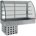 Topelement En Gesloten Uitstalvitrine 3 Niveau's, Gekoeld, Geforceerd, 4x GN1/1 - Diamond DPA/TVF315-R2