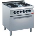 Diamond Elektrisch fornuis 4 platen met elektrische oven | E17/4PF8-230/3--N