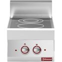 Elektrische Vitrokeramische Plaat Met 2 Kookzones -Top- - Diamond E65/2VC4T-N