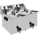 Horeca friteuse | 2x 10 liter | Met aftapkraan | EF102-TN | Diamond