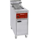 Gas Friteuse 1 Kuip 16 Lit- Op Kast | Diamond | FSM-16G/C