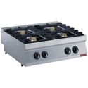 Gasfornuis | 4 Branders | 1700 Line | G17/4F8T-N | Diamond