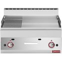 Bakplaat Gas 2/3 Vlak - 1/3 Geribf -Top- - Diamond G65/PM7T-N