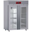 Diamond IE140/R9H-G Vrieskast geventileerd 1400 liter, 2 glazen deuren GN 2/1, op wielen