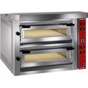 Diamond Elektrische Pizzaoven, 2x 4 Pizzas 350mm - FULL Vuurvaste Steen - LFD-08-LX