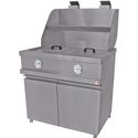 Diamond MECA-FRYER/2B Gasfriteuse HEAVY DUTY, 2 ronde kuipen, mechanisch