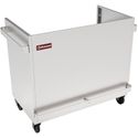 Diamond MEX-RG3/N Onderstel RVS op wielen voor vitrine VBE-311/N