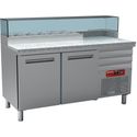Pizzeria Koelwerkbank, 2 Deuren 600X400, 3 Neut - Diamond - MR-PIZZA/R2