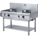 Wok gasfornuis | 2 branders | Watergordijn | WGL2-13 | Diamond