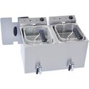 Friteuse | 2 x 8 L | Aftapkraan | WR-FED8-RV -Diverso by Diamond