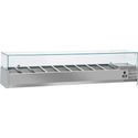 Diverso By Diamond Gekoelde Opzetstructuur 9x GN 1/3 - 150 Mm, met Glasopbouw - WR-SY20-V6