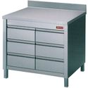 Diamond Werktafelkast met 6 Laden GN 1/1 - TACS107/B-D