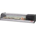 Gekoeld Uitstalraam Voor Sushi, Dubbele Geperforeerde Bodem (inclusief) - Diamond TR6-SH/R6