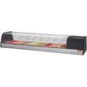 Diamond Gekoeld uitstalraam voor tapas, 8x GN 1/3 - 40 mm (inbegrepen) | TR8-TP/R6