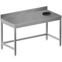 Diamond TS1470D-ST6 Afdruimtafel met afvalgat + achteropstand